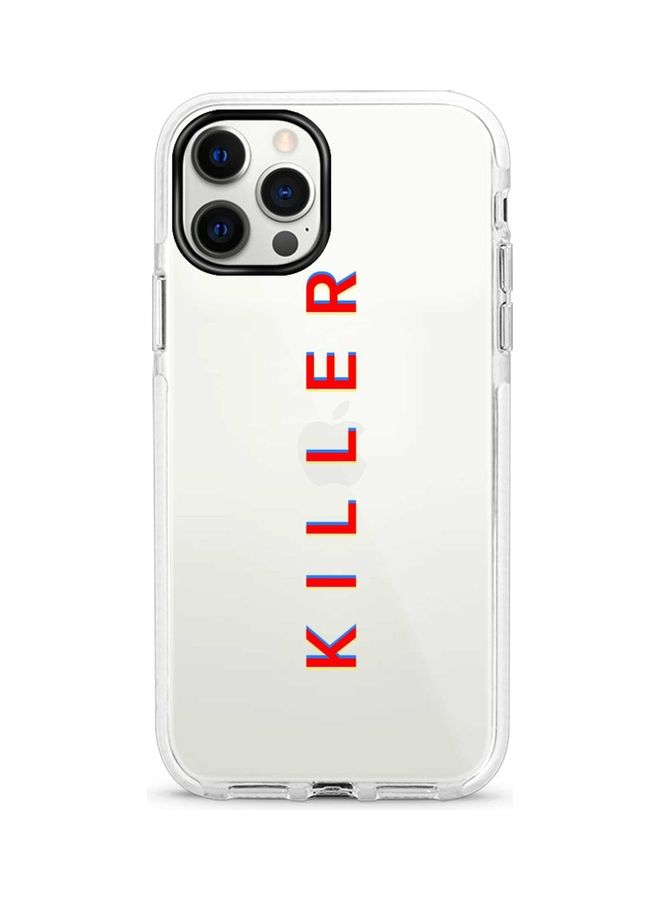 ستايلايزد غطاء حماية واقٍ لجهاز أبل آيفون 12 برو/12 نمط مطبوع بكلمة "Killer" - Image 1