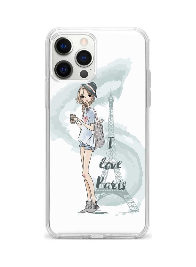 Stylizedd Protective Case Cover For Apple iPhone 12 Pro Max I Love Paris - Image 1