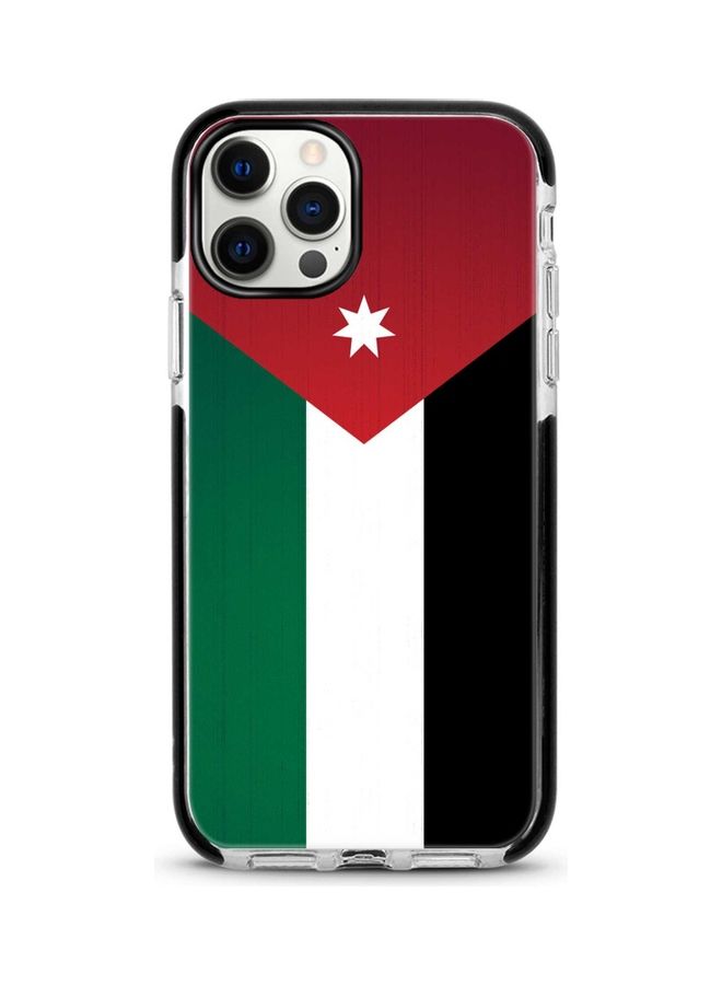ستايلايزد غطاء حماية لهواتف أبل آيفون 12 برو/12 علم الأردن - Image 1