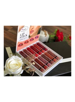 12-Pieces Pieces Lipstick Set Multicolour - v1604557898/N41872786A_2