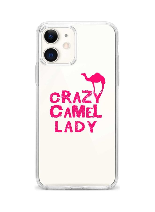 Stylizedd Camel Printed Case Cover For Apple iPhone 12 Mini Pink/White - Image 1
