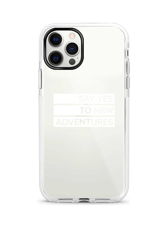 Stylizedd Protective Case Cover For Apple iPhone 12 Pro Max Say Yes To New Adventures - Image 1