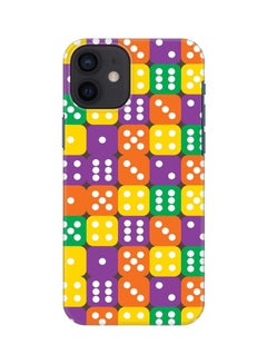 Hard PC Shield Matte Finish Print Case For Apple iPhone 12 Mini Multicolour