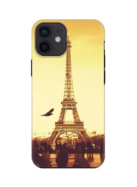 Protective Dual Layer Case Cover For Apple iPhone 12 Mini Paris Eiffel Tower