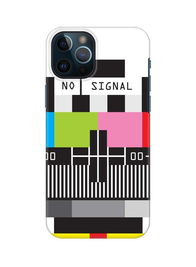 Stylizedd Protective Case Cover For Apple iPhone 12 Pro Max No Signal TV  - Image 1