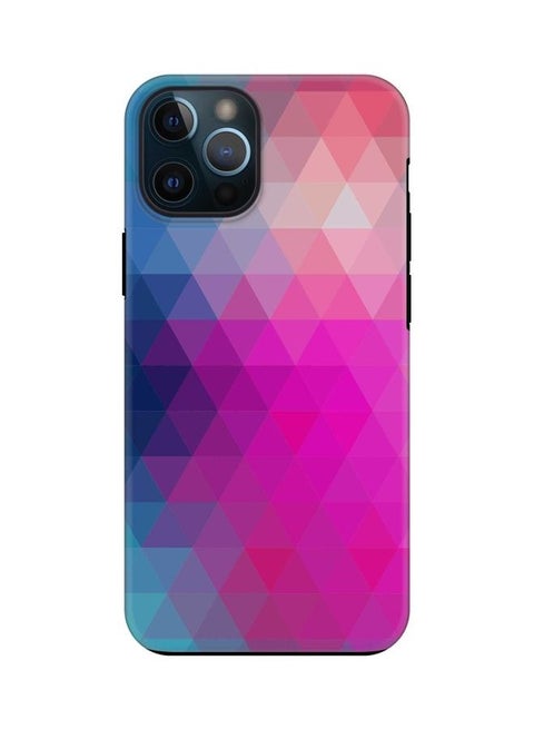 Protective Dual Layer Case Cover For Apple iPhone 12 Pro Violet Prism