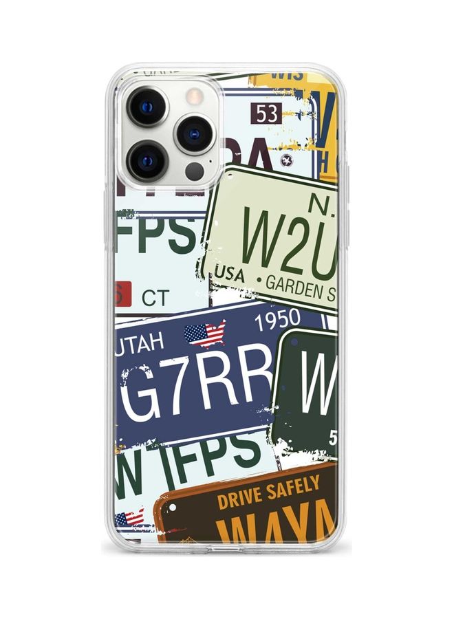 Stylizedd Protective Case Cover For Apple iPhone 12 Pro/12 Number Plates - Image 1