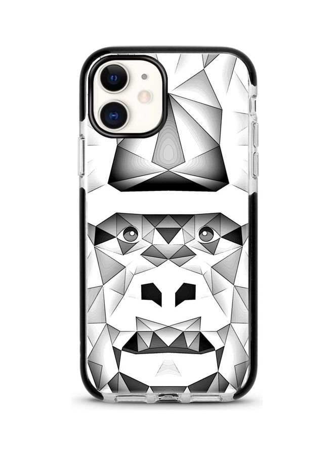 Stylizedd Protective Case Cover For Apple iPhone 12 Mini Black/White