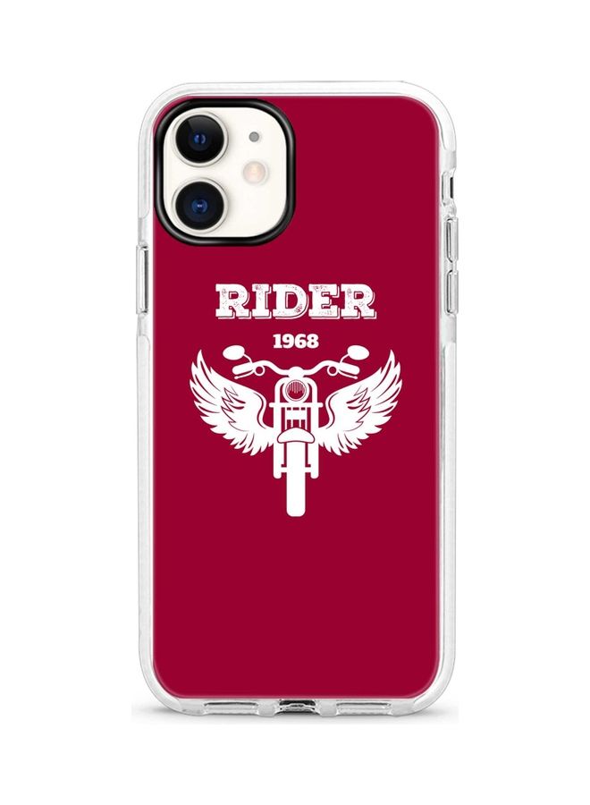 Stylizedd Protective Case Cover For Apple iPhone 12 Mini Purple/White