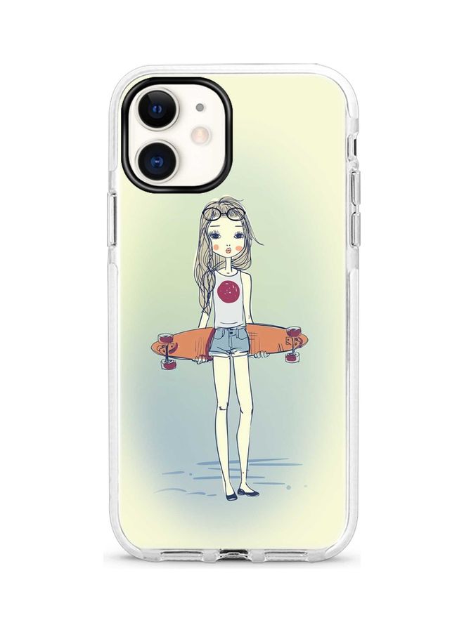 Stylizedd Protective Case Cover For Apple Iphone 12 Mini Skater Girl Multicolour - Image 1