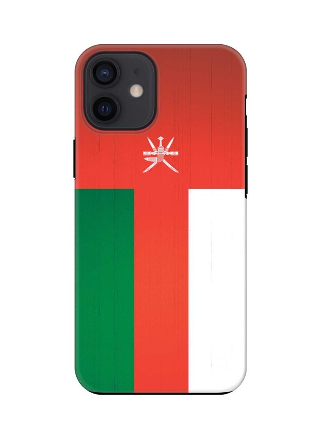 Stylizedd Protective Case Cover For Apple Iphone 12 Mini Flag Of Oman Multicolour - Image 1