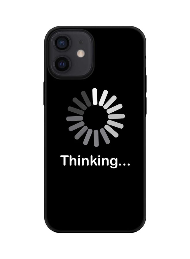 Stylizedd Thinking Full Print Case Cover For iPhone 12 Mini Multicolour - Image 1