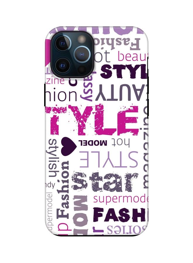 ستايلايزد غطاء حماية واقٍ من سلسلة تاف برو لهاتف أبل آيفون 12 برو ماكس بيان الموضة - Image 1