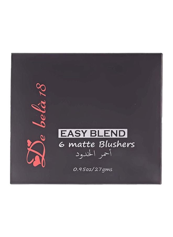 De Bela 18 18 Easy Blend 6 Matte Blusher 2 - Image 4