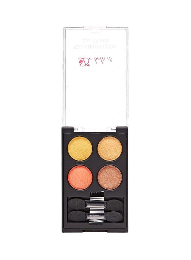 De Bela 18 - 4 Shades Celebrity Look Eyeshadow Palette Multicolour 01 - Image 1