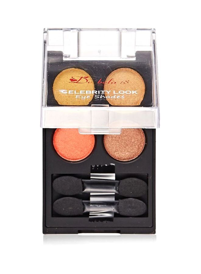 De Bela 18 - 4 Shades Celebrity Look Eyeshadow Palette Multicolour 01 - Image 1