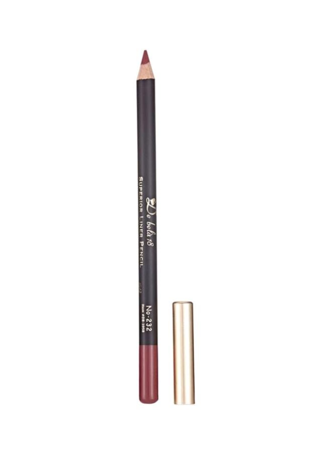 De Bela 18 Superior Lip Liner Pencil Red 232  - Image 1