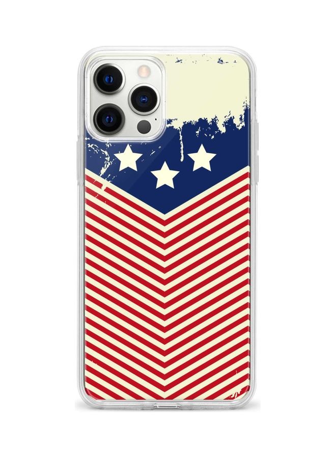 ستايلايزد غطاء حماية واقٍ من سلسلة كلاسيك لهاتف أبل آيفون 12 برو ماكس نجوم وخطوط - Image 1