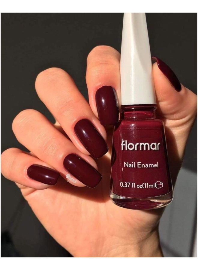 flormar - Nail Enamel 306 Lost In Bordeaux-Bright - Image 1