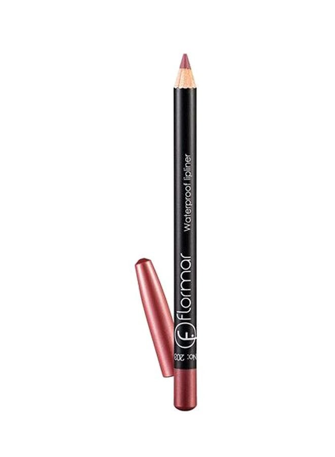 flormar Waterproof Lip Liner 203 Subdued Pink - Image 1