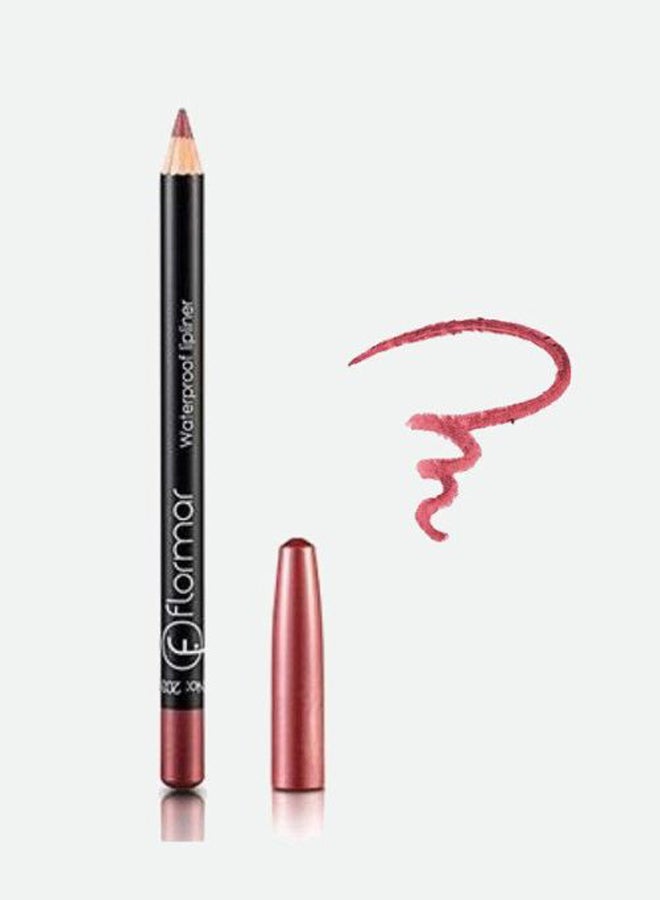 flormar Waterproof Lip Liner 203 Subdued Pink - Image 2