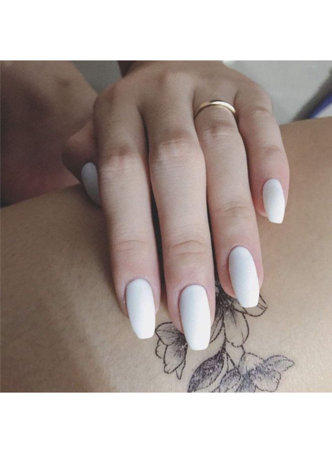 فلورمار طلاء أظافر سريع الجفاف D19 أبيض دانس - Image 3