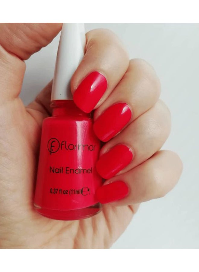 flormar Nail Enamel 377 Red Coral-Bright - Image 3