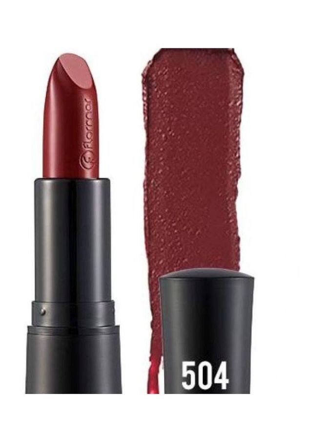 flormar Supershine Matte Lipstick 504 Red Chocolate - Image 4