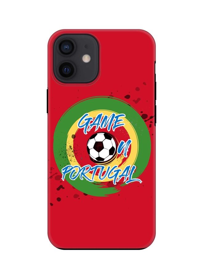 Stylizedd Game On Portugal Full Print Case Cover For iPhone 12 Mini Multicolour - Image 1