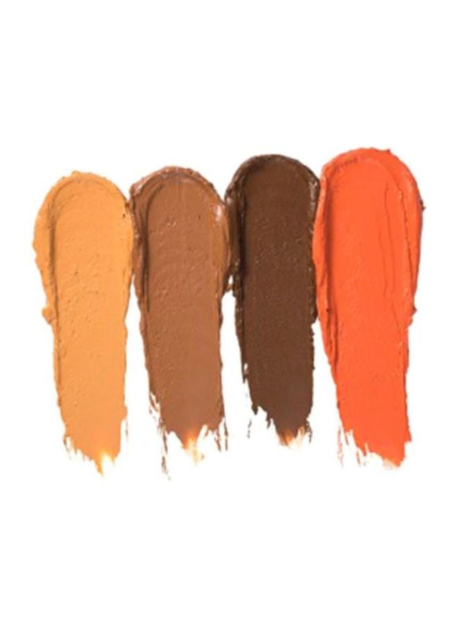 فلورمار علبة بودرة محدد الوجه مكونة من 4 ألوان 004 داكن - Image 3