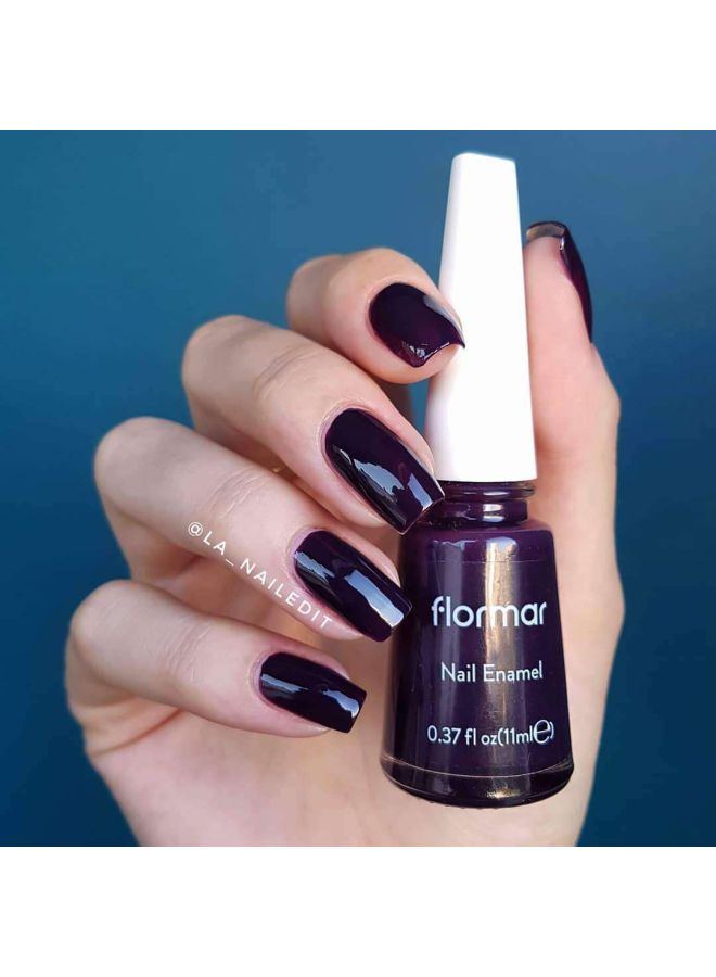 flormar Shiny Nail Enamel 516 Plum Tree - Image 3