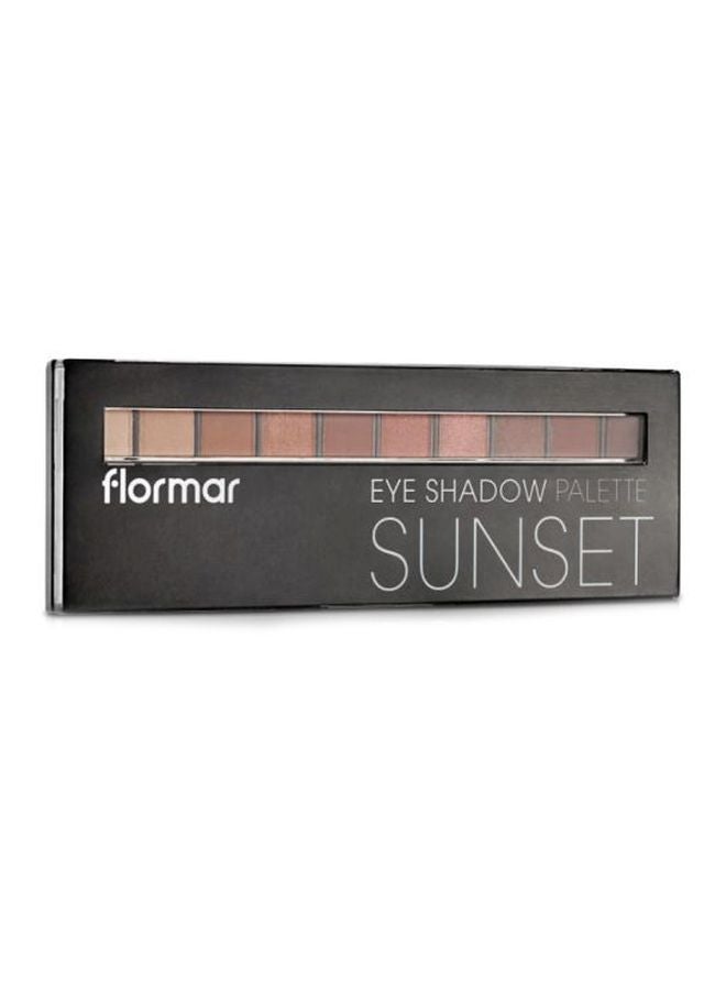 flormar 10 Shades Eyeshadow Palette 003 Sunset - Image 2
