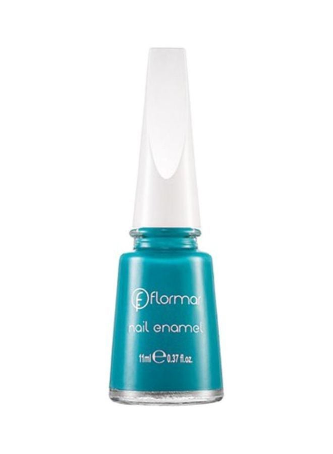 flormar Shiny Nail Enamel 429 Cyan-Bright Color - Image 1