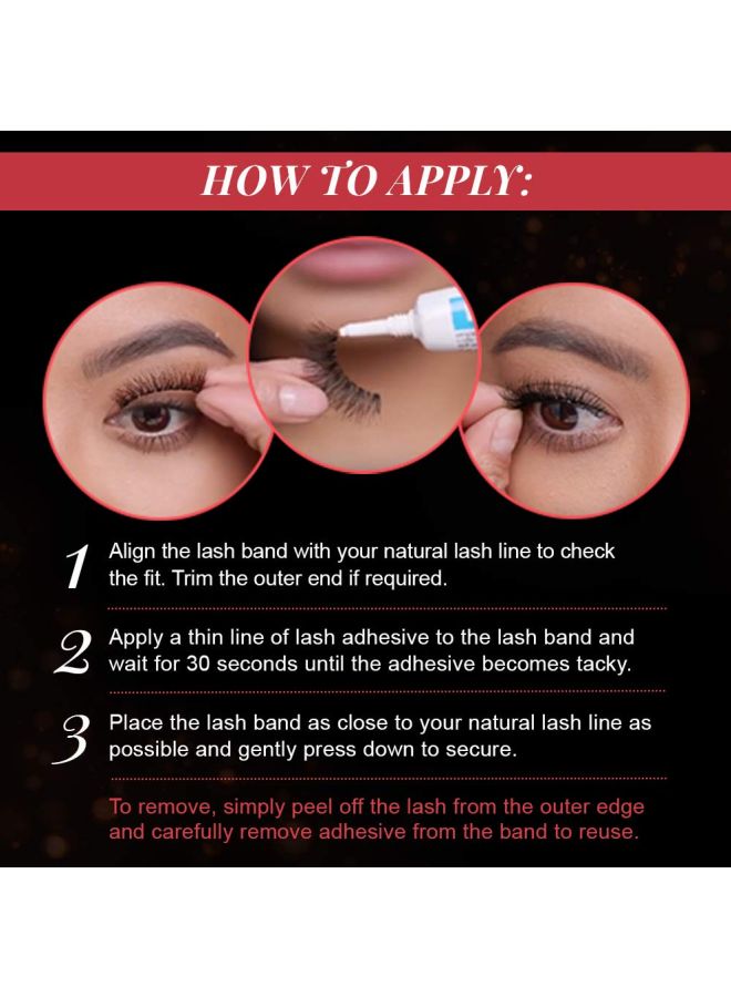 أرديل رموش مستعارة فومنك ويسبيز أسود - Image 5