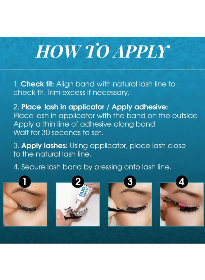 أرديل مجموعة رموش بتصميم فاخر أسود ديمي 120 - Image 3