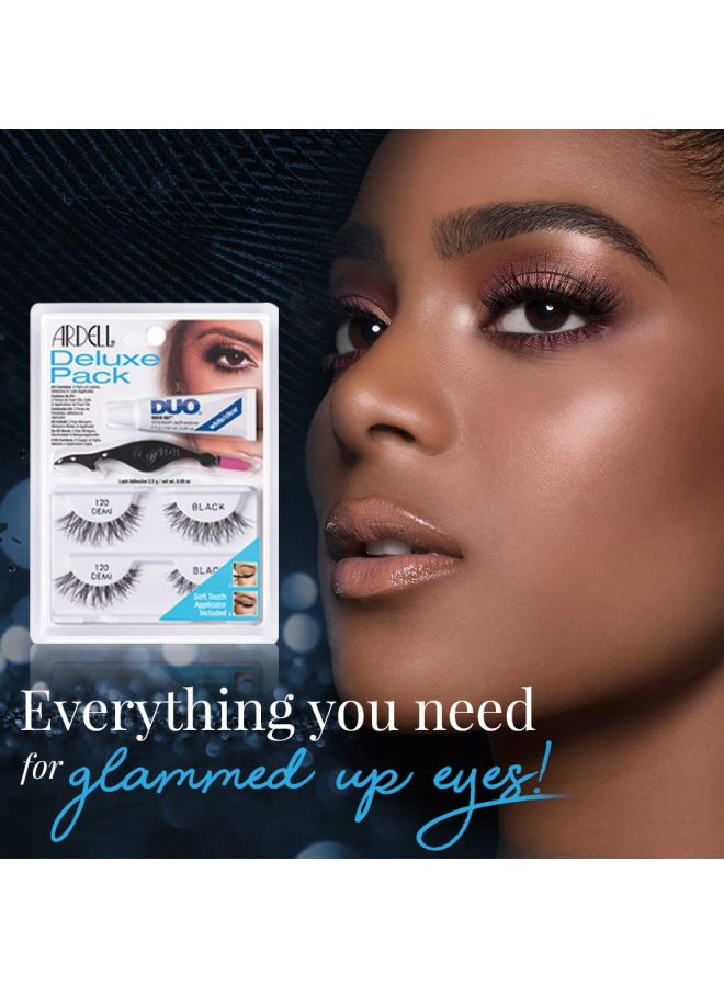 أرديل مجموعة رموش بتصميم فاخر أسود ديمي 120 - Image 5