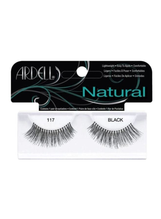 ARDELL Pair Of Natural False Eyelashes 117 Black - Image 1