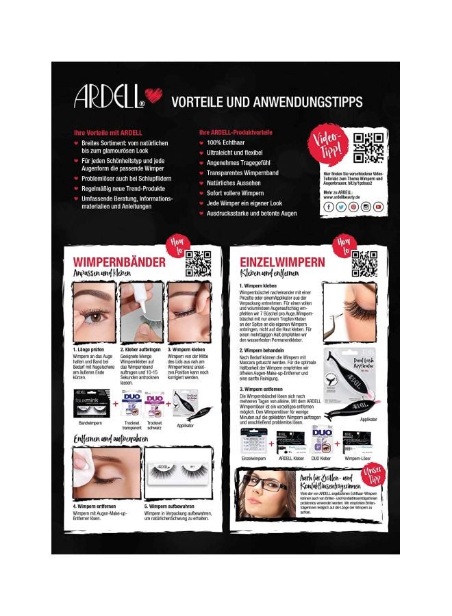 Duralash Naturals Individual Eyelashes Medium Black