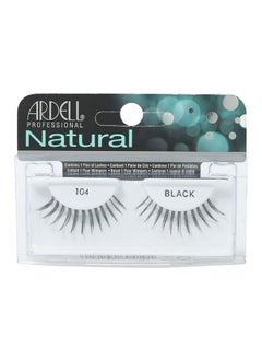 ARDELL Natural False Eyelashes 104 Black  - Image 1