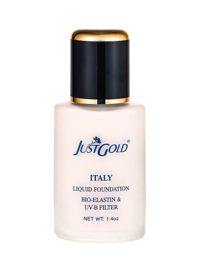 JUST GOLD Bio-Elastin And UV-B-FILTER Liquid Foundation 02 Beige  - Image 1