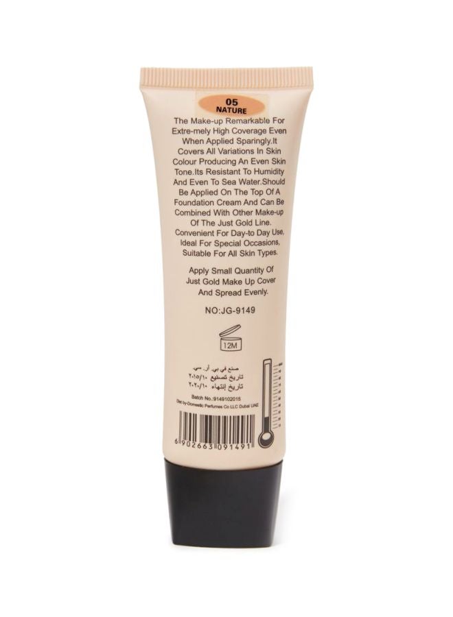 JUST GOLD Make Up Cover Cream Foundation 05 Beige  - Image 2
