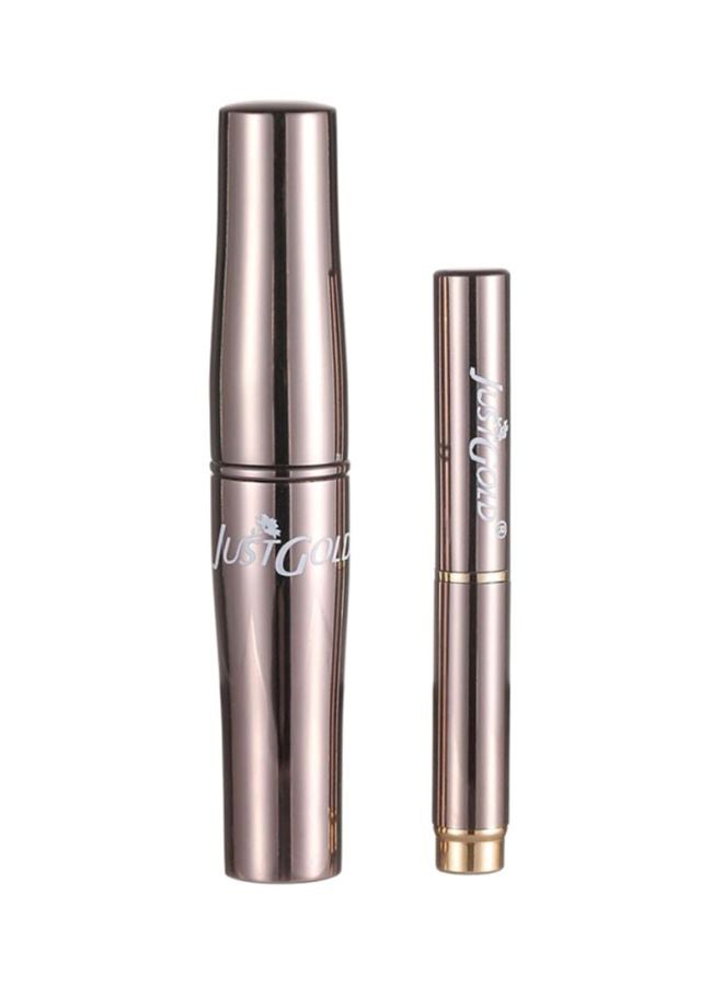 JUST GOLD 2-In-1 Moisture Lipstick With Lip Liner 12 Brown - Image 2