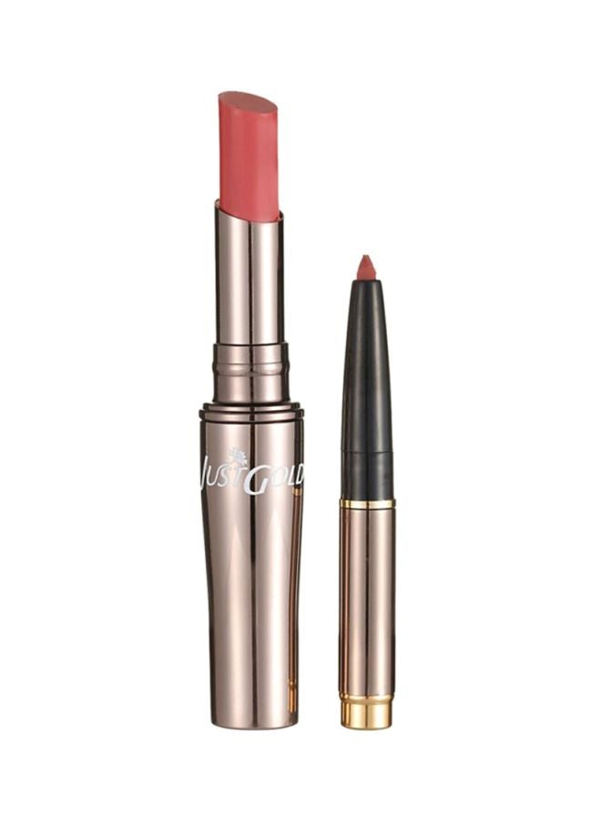 JUST GOLD 2-In-1 Moisture Lipstick 625 Pink  - Image 1