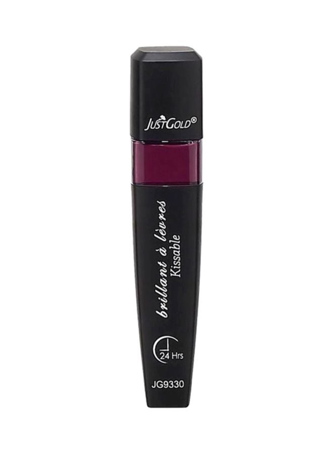 JUST GOLD Brilliant A Levres K**sable Shiny Lipstick 15 Purple  - Image 2