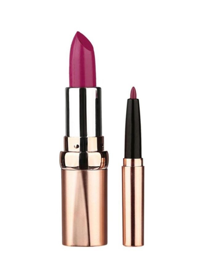 JUST GOLD Radiant Lipstick And Lip Liner 18 Purple  - Image 2