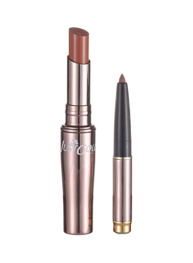JUST GOLD 2-In-1 Moisture Lipstick 21 Brown  - Image 1