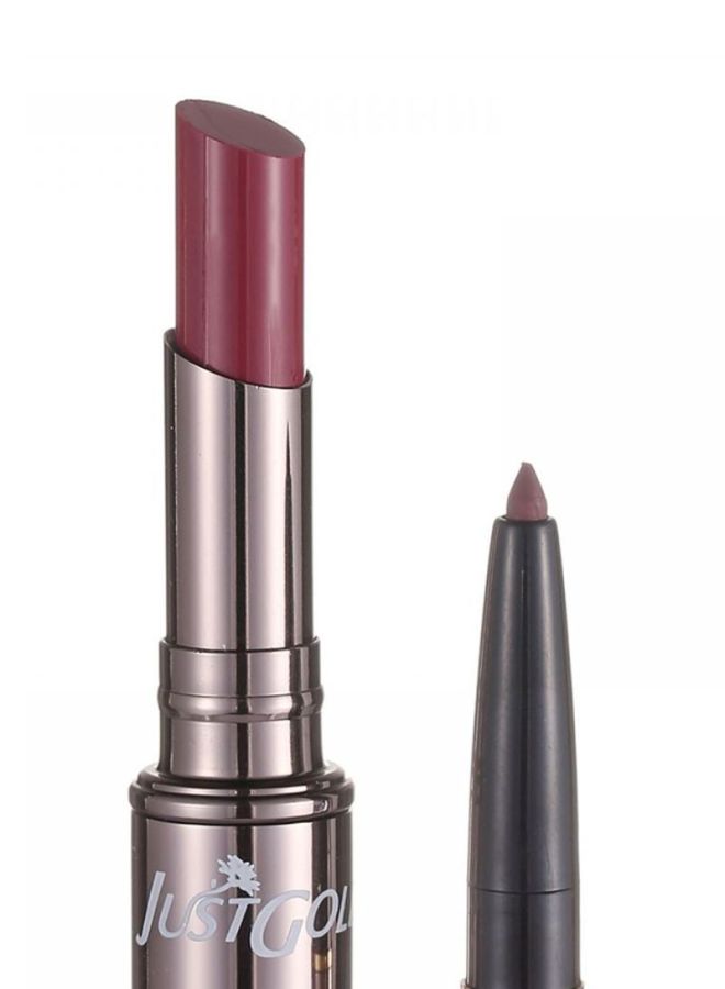 JUST GOLD 2-In-1 Moisture Lipstick 13 Purple  - Image 3