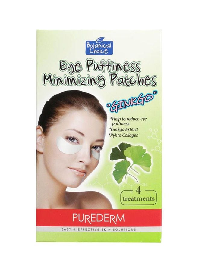 Purederm Eye Puffiness Minimizing Patches Ginkgo 4 Treatments - Image 1