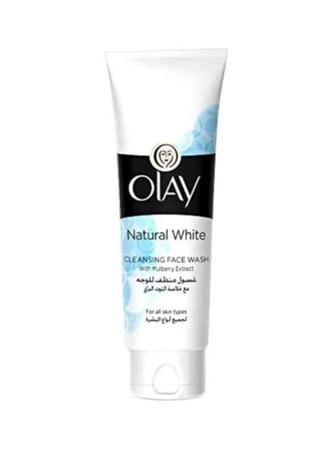Olay Natural White Cleansing Face Wash Natural White 100ml - Image 1