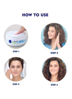 Nivea Pack Of 3 Soft Refreshingly Moisturizing Creme 900ml  - Image 4